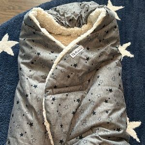 7am Enfant Nido Cloud Heather grey w stars